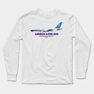 Airbus A380-800 - China Southern Airlines Long Sleeve T-Shirt